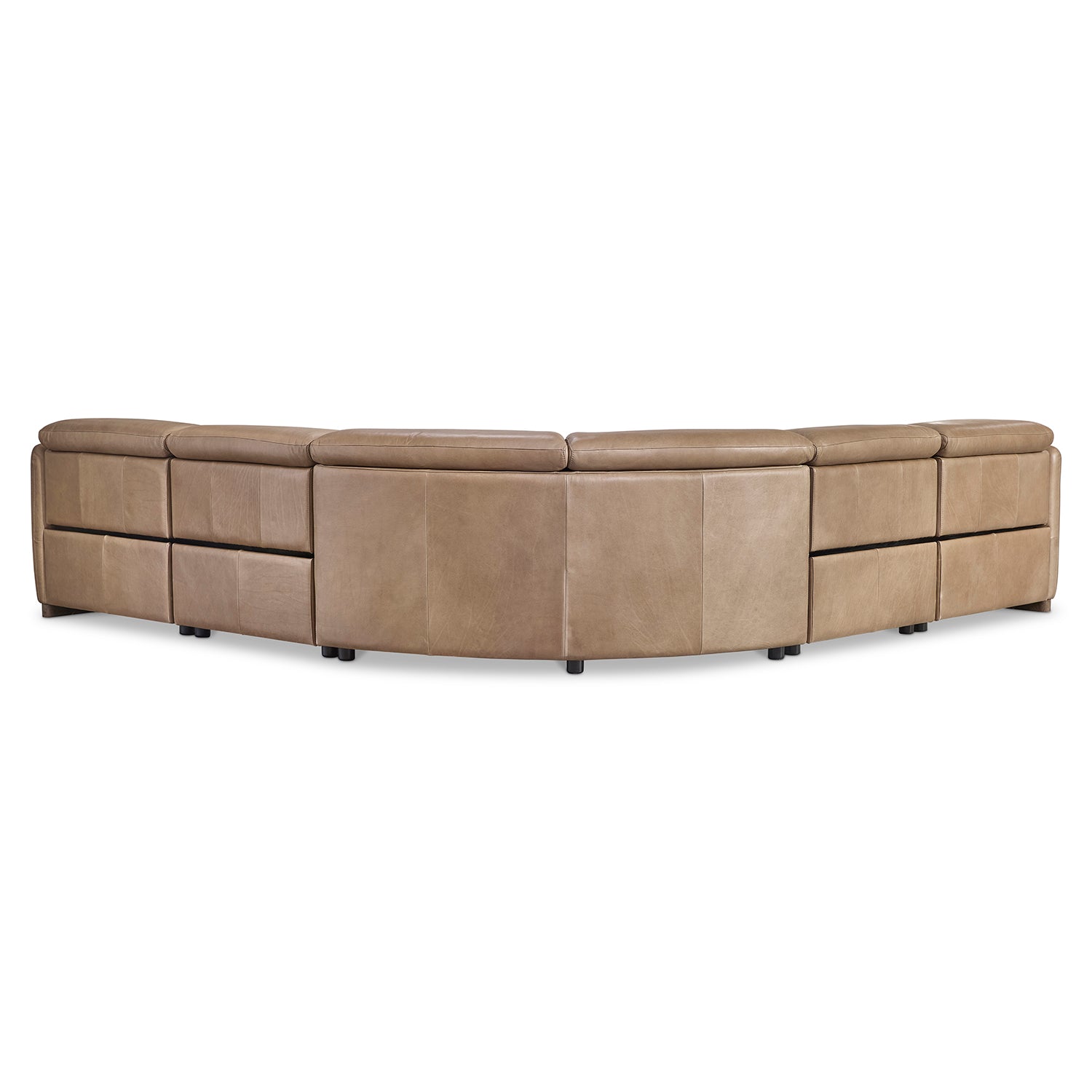 Bernhardt Living Alta 5-Piece Leather Power Motion Sectional Sofa