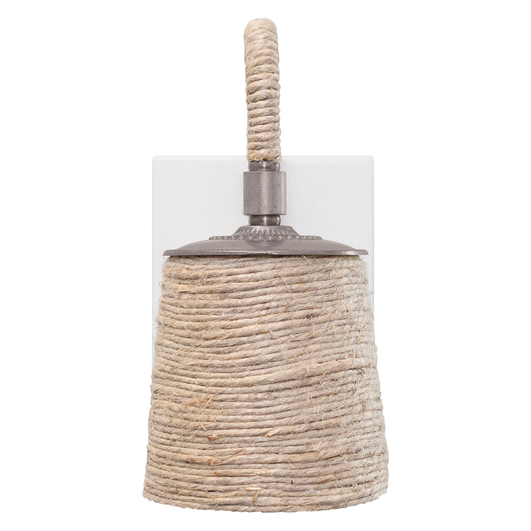 Ro Sham Beaux Katy Hemp Wrapped Wall Sconce