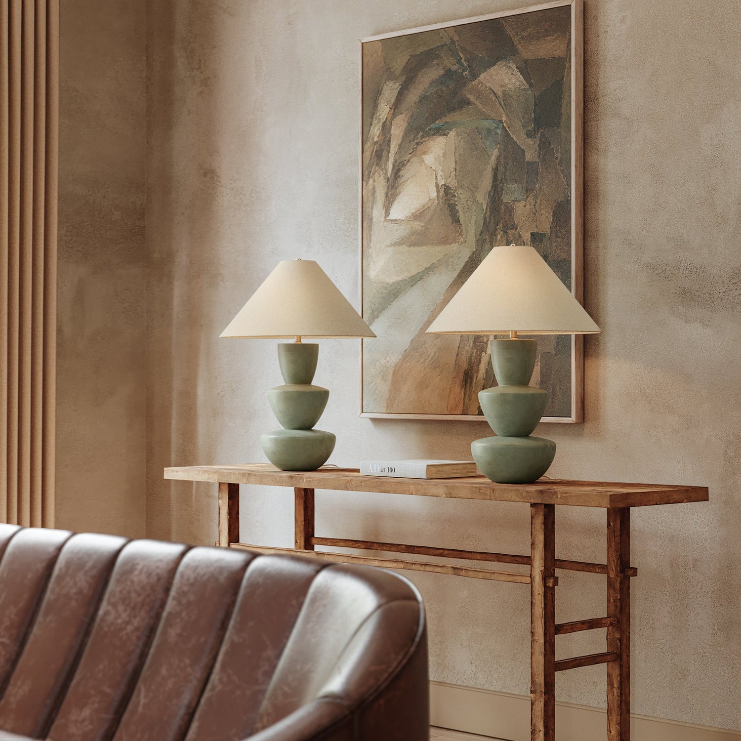 Troy Lighting Kamas Patina Brass Table Lamp