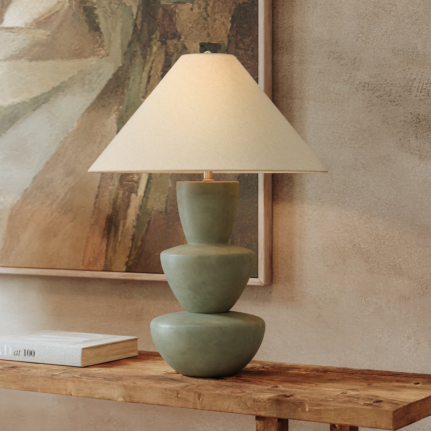 Troy Lighting Kamas Patina Brass Table Lamp