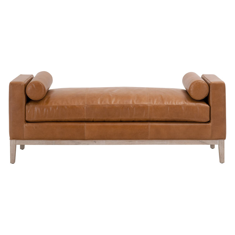Keaton Leather Upholstered Bench