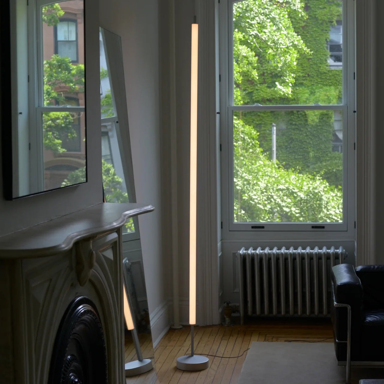 Sonneman Keel Bright Satin Aluminum 3820.16 Floor Lamp