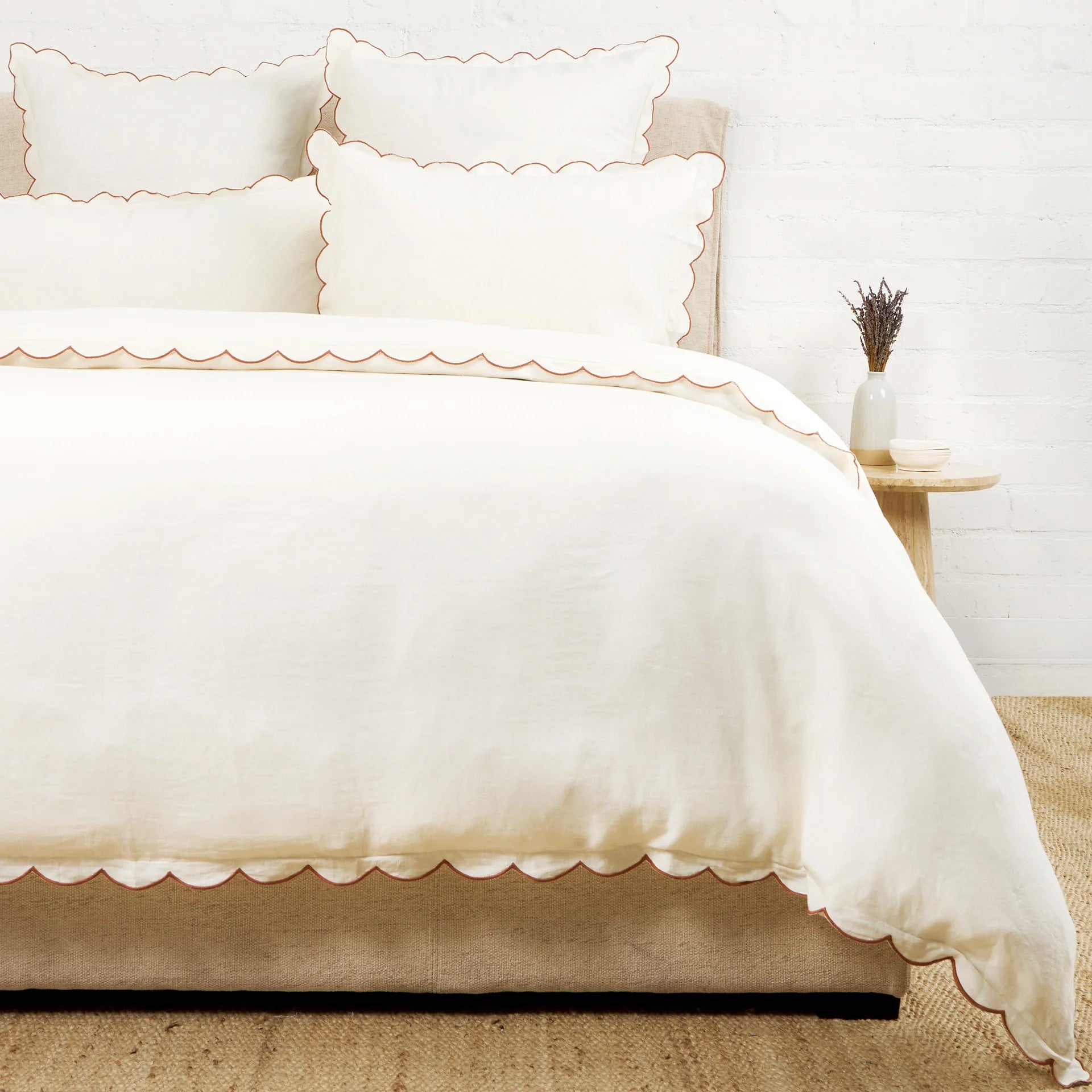 Pom Pom At Home Kelly Duvet Cover Paynes Gray Pom pom at home kelly duvet cover paynes gray