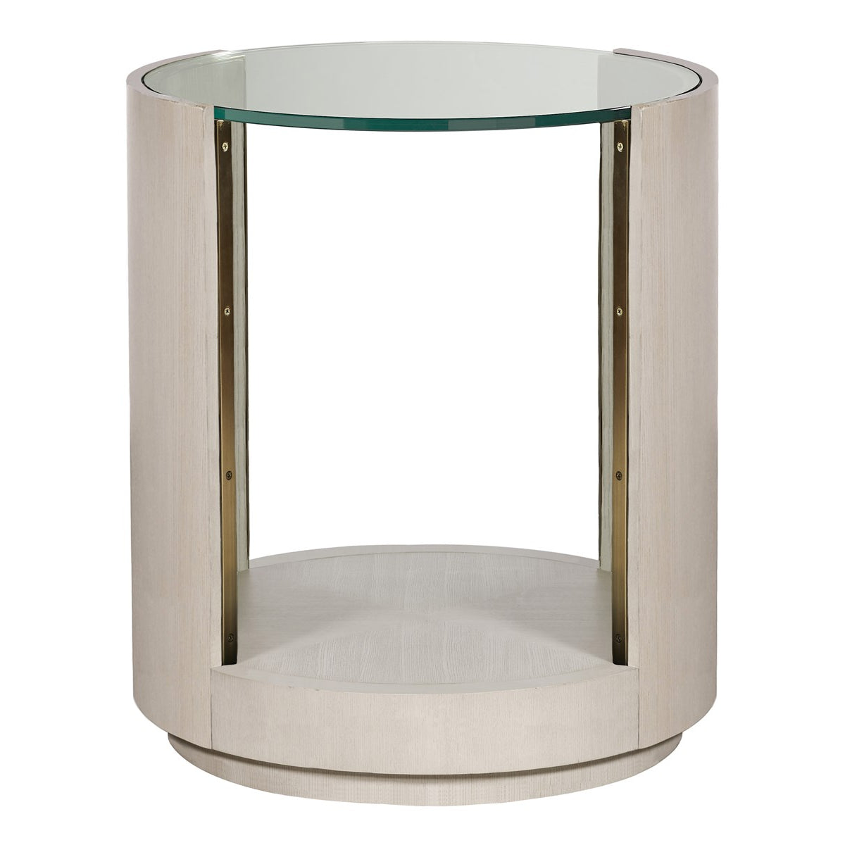Vanguard Furniture Axis III Casa Blanca Round Lamp Table