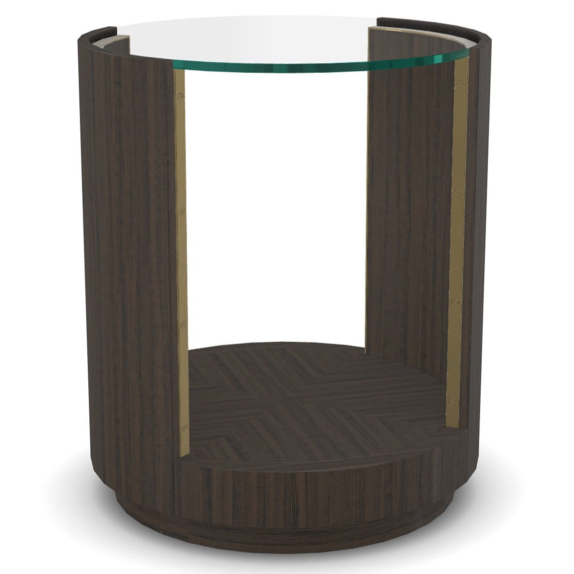 Vanguard Furniture Axis III Havana Round Lamp Table