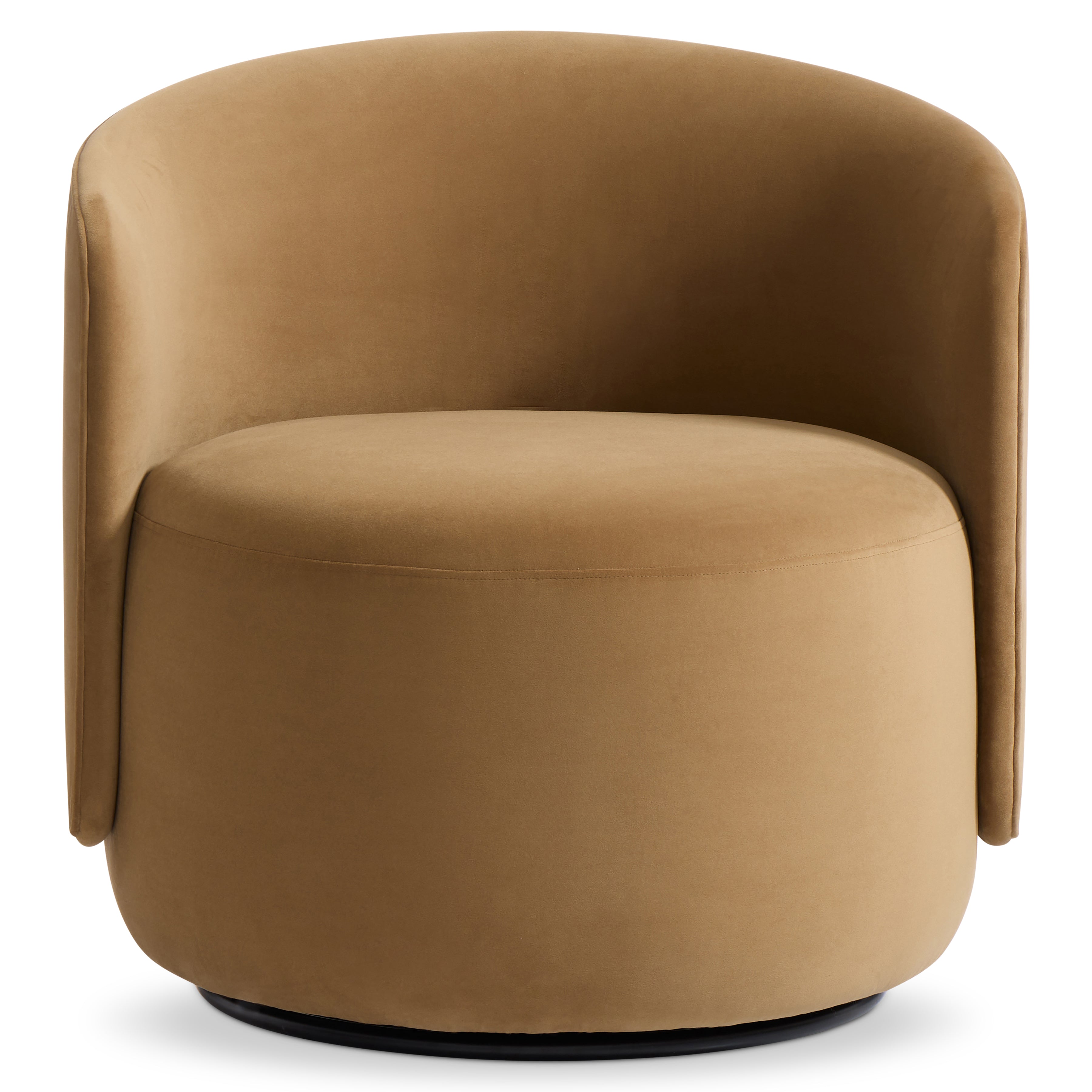 Bernhardt Loft Crosby Tan Swivel Chair