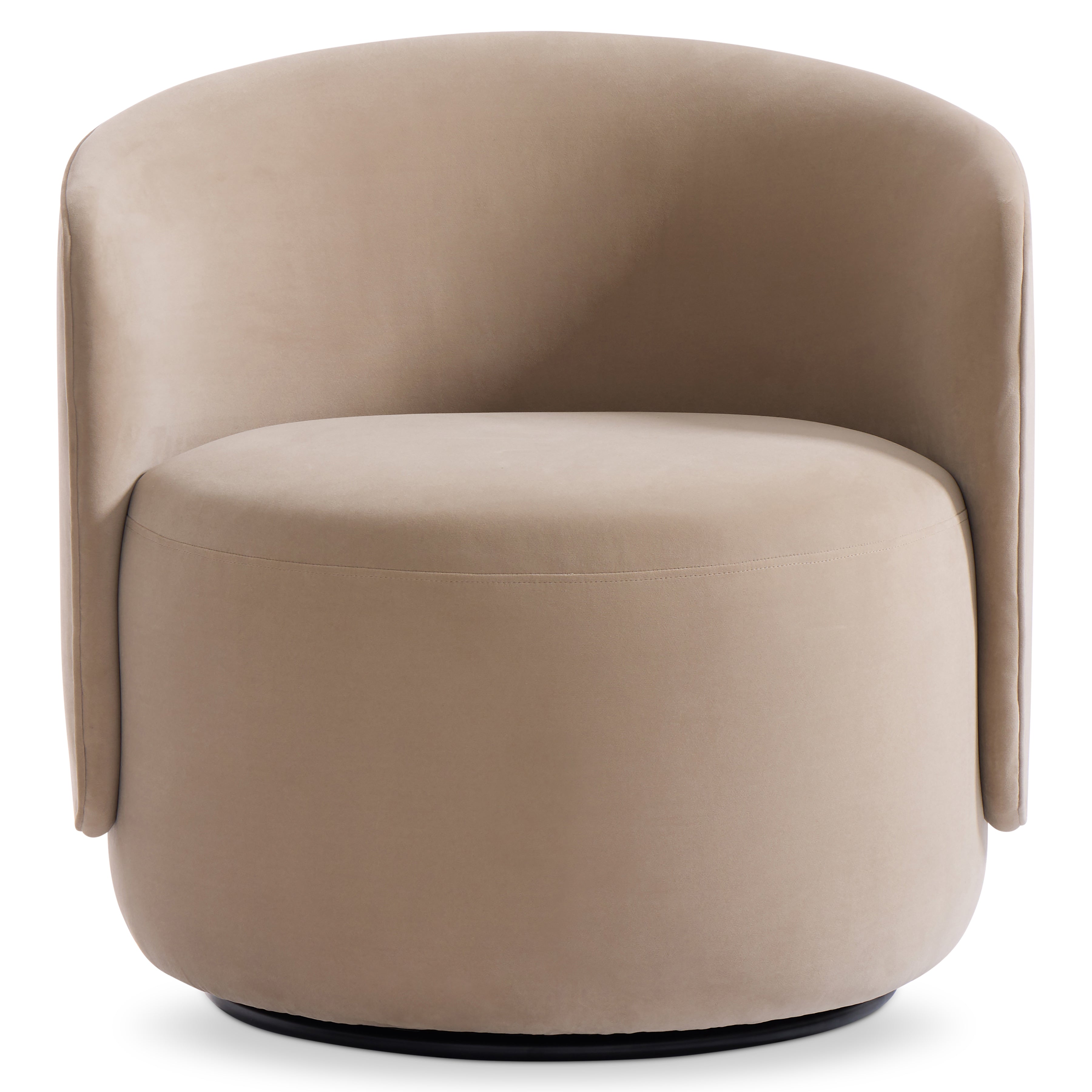 Bernhardt Loft Crosby Beige Swivel Chair