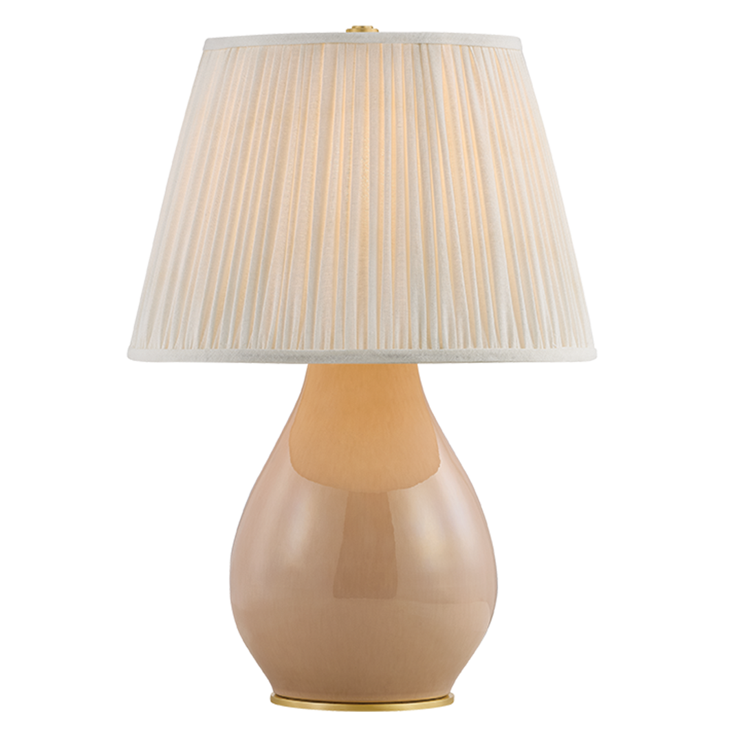 Hudson Valley Lighting Deruyter Table Lamp in Aged Brass, primary product view