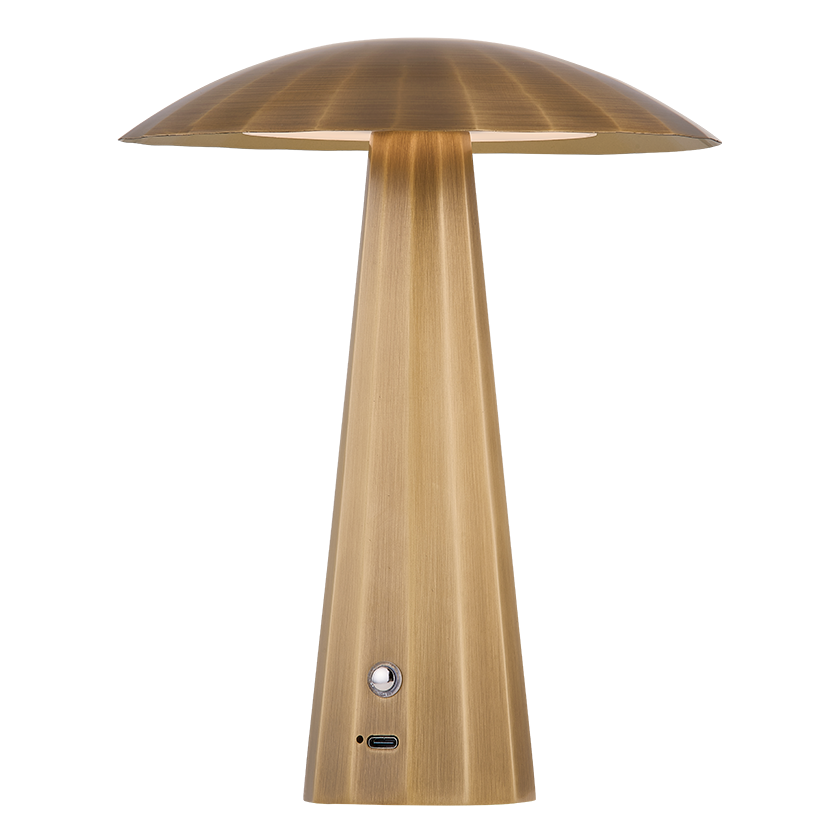 Hudson Valley Lighting Henniker Rechargeable Table Lamp in Soft Black, primary product view