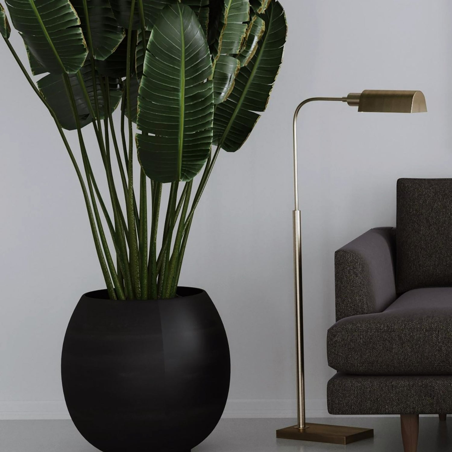 Bassett Mirror Clatsop Floor Lamp