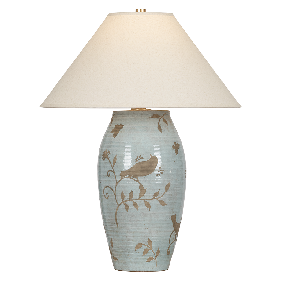 Hudson Valley Lighting Eavesport Table Lamp in Vintage Gold Leaf, primary product view