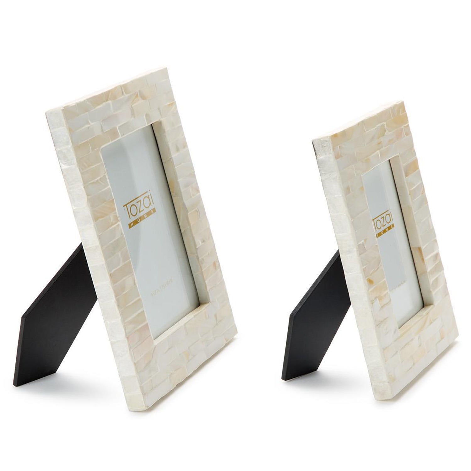 Opalescent Mother of Pearl Photo Frame Set of 2