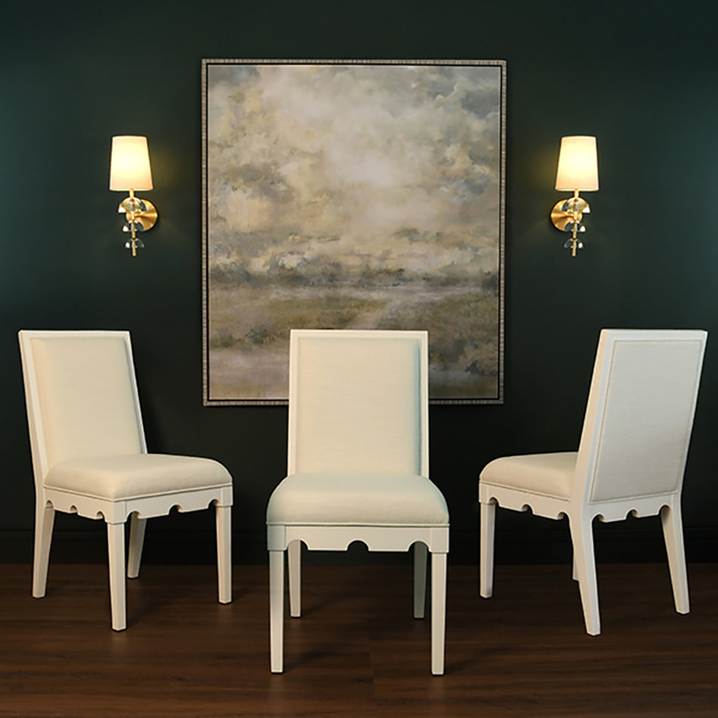 Worlds Away Lanister Dining Chair