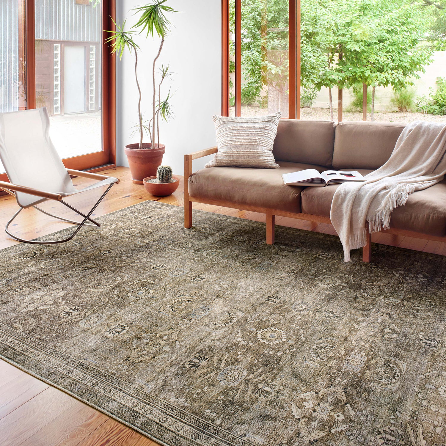 Loloi Layla Antique/Moss Power Loomed Rug – Paynes Gray