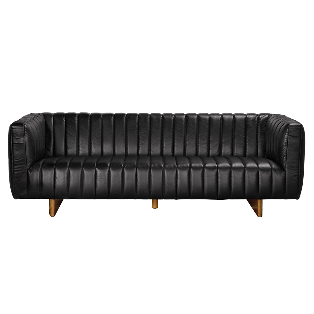 Noir Khann Leather Sofa