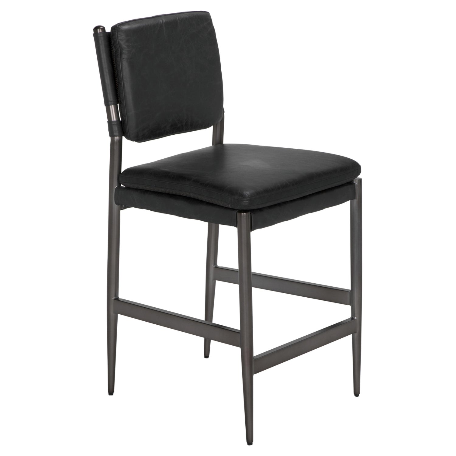 Noir Wooster Counter Chair