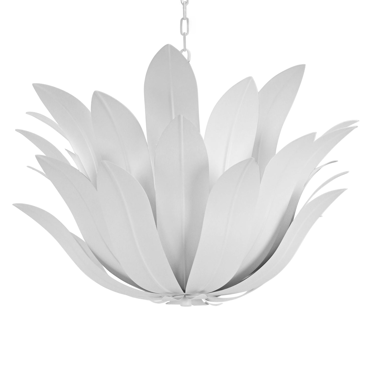 Worlds Away Leander White Chandelier