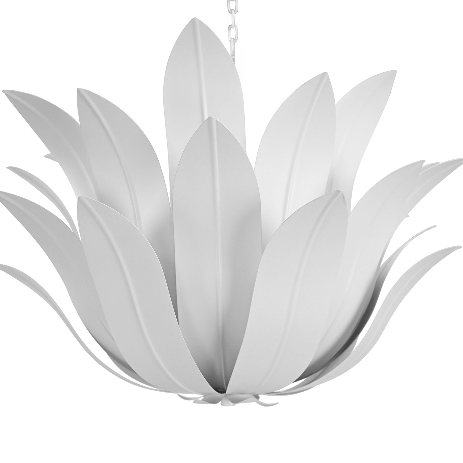 Worlds Away Leander White Chandelier