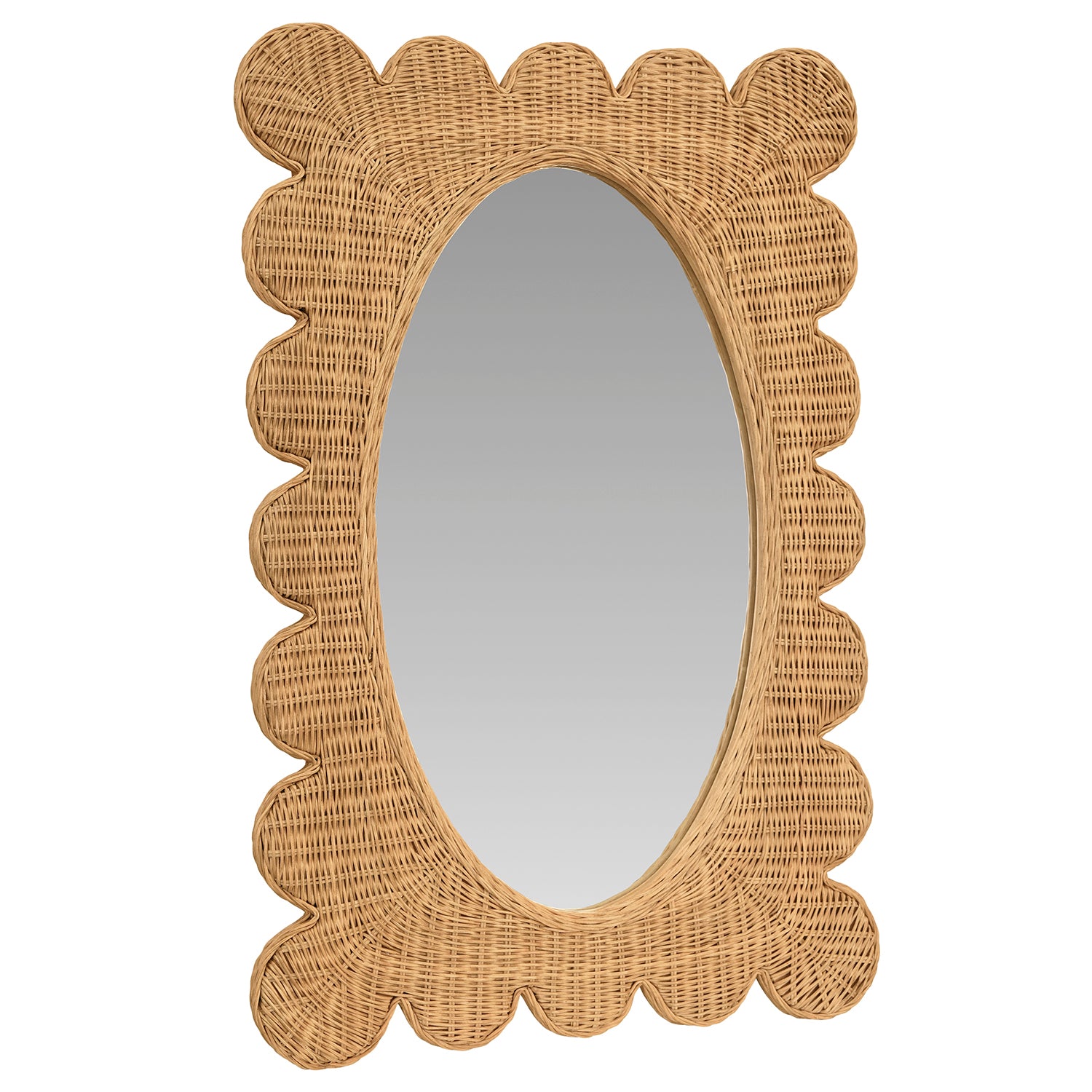 Worlds Away Lillian Natural Wall Mirror