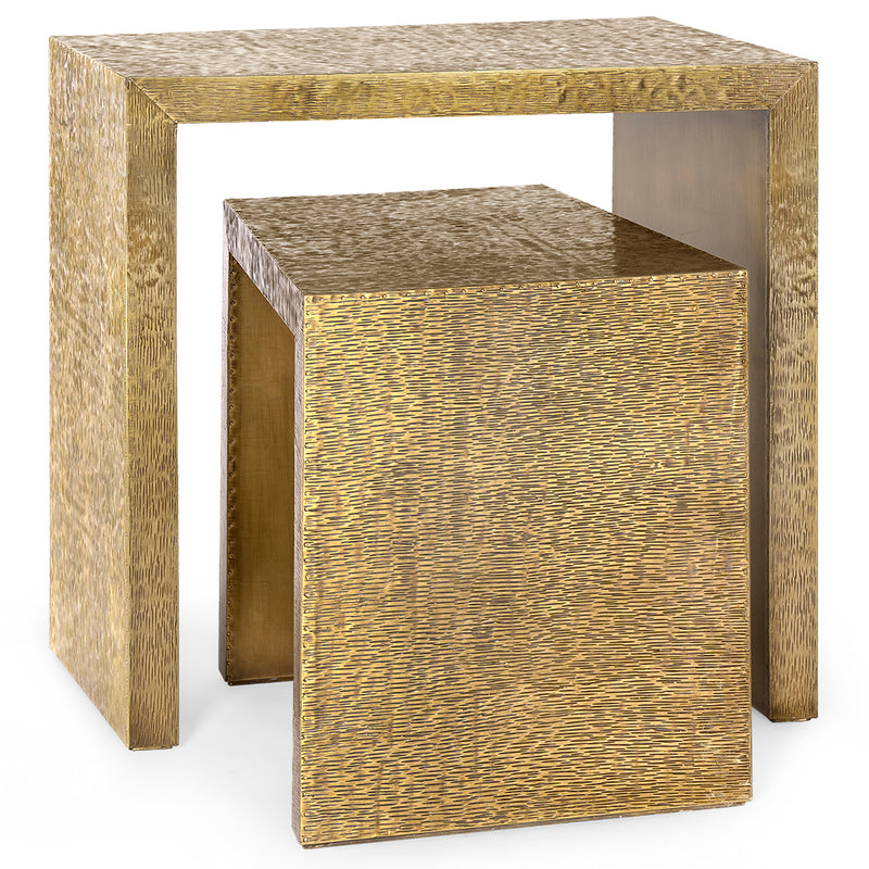 Villa and House Linus Nesting Table Set of 2 – Paynes Gray