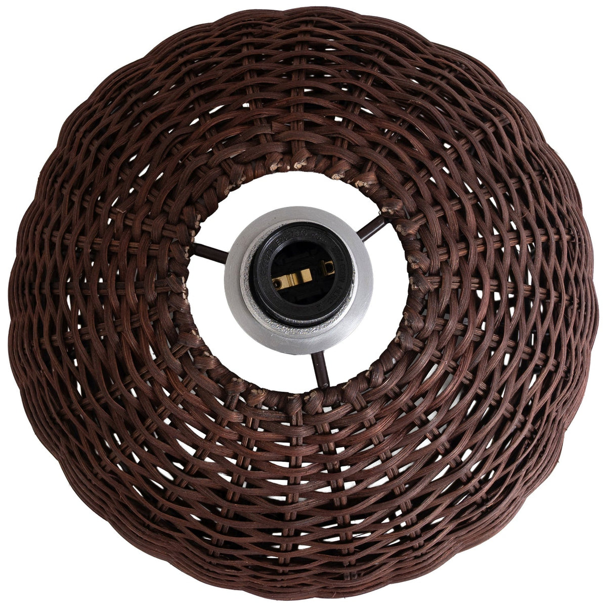 Nomad Brown Rattan Table Lamp