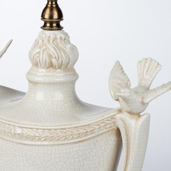 Bradburn Home Winter Lovebirds Table Lamp