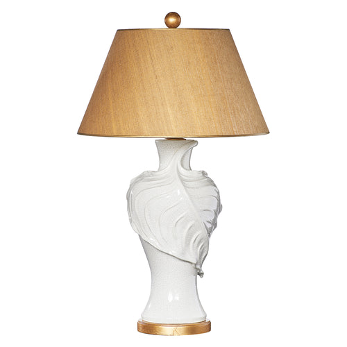 Bradburn Home Blanc Flowing Leaf Couture Table Lamp