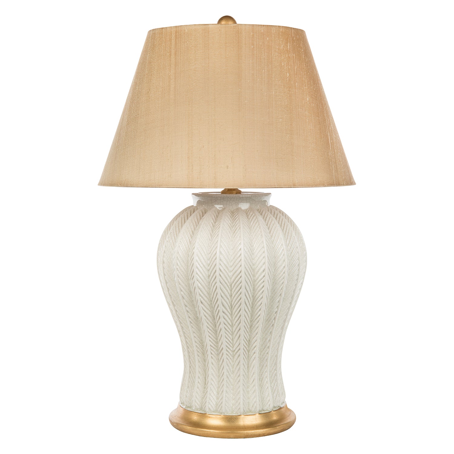 Bradburn Home Winter Leaves Table Lamp