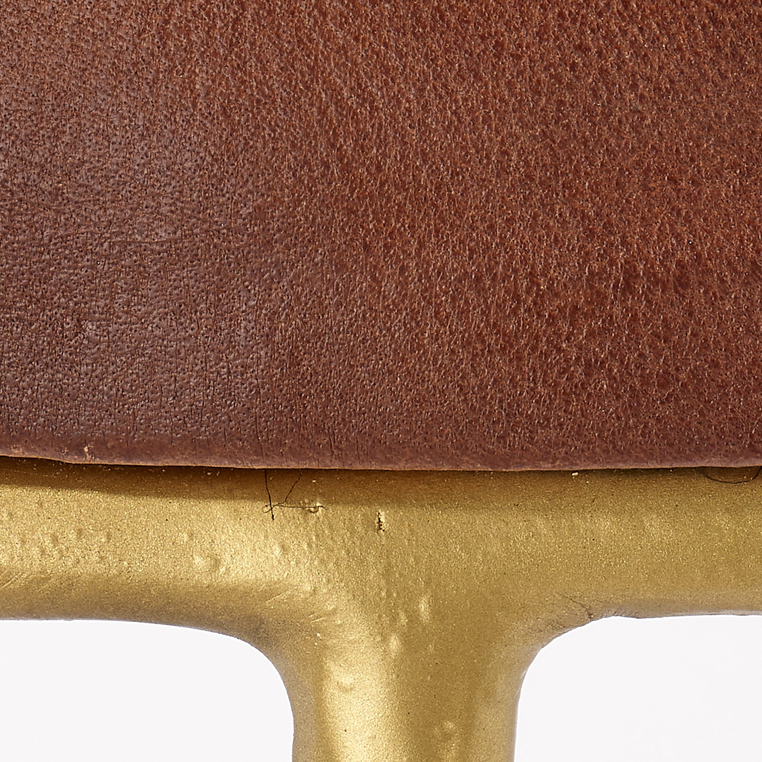 Lifestyle by Jamie Young Cavill Round Leather Bar Stool