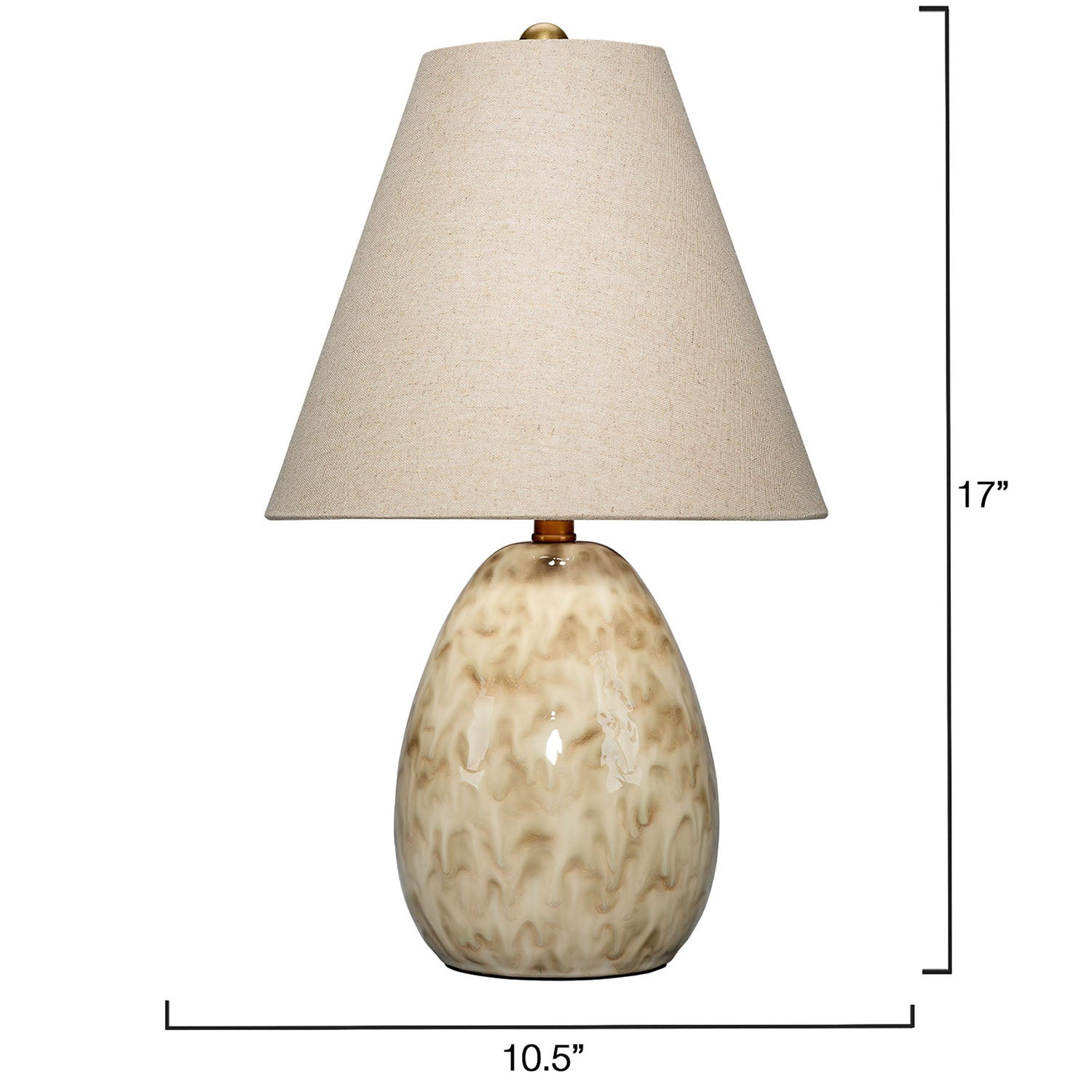 Jamie Young Raindrop Ceramic Table Lamp