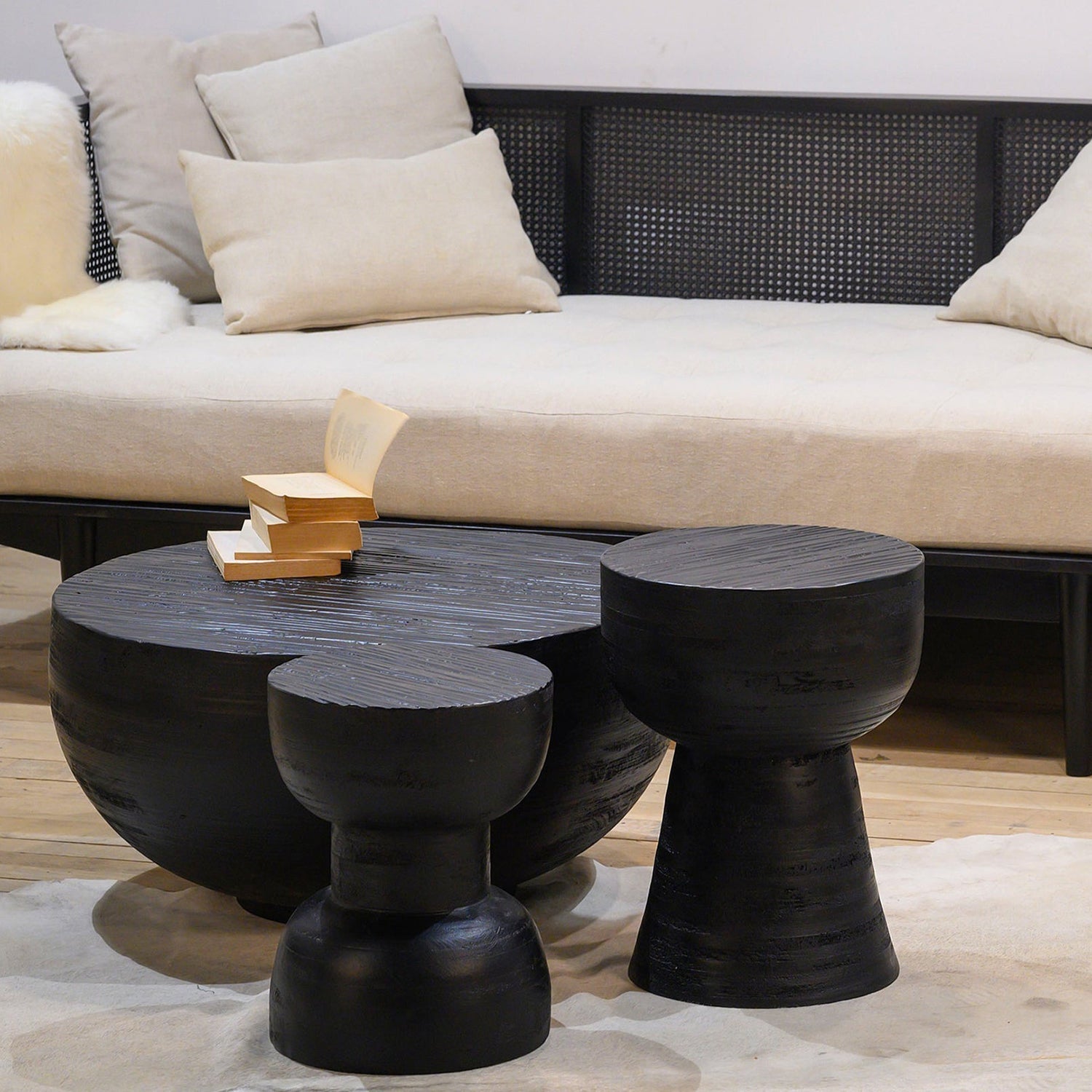 Union Home Hewn Solid Wood Occasional Table