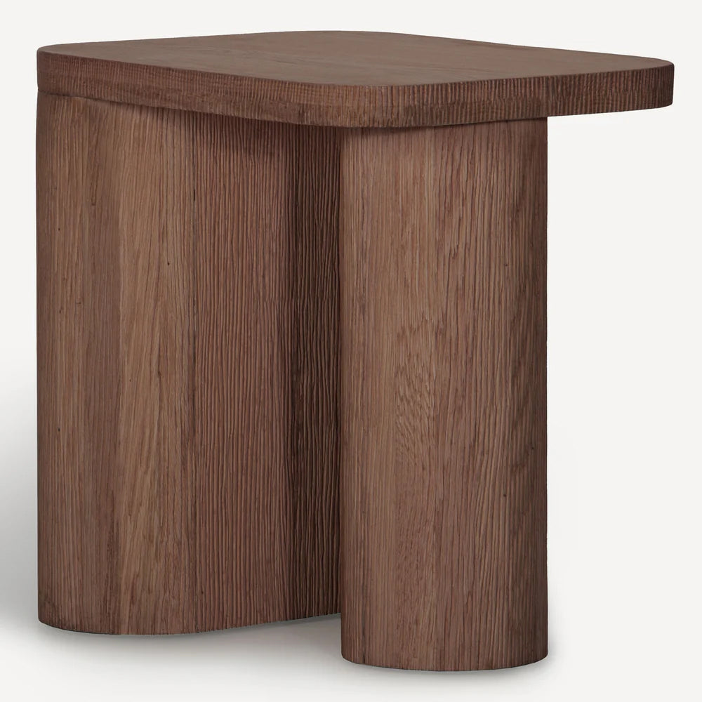 Union Home Mono Solid Oak Side Table