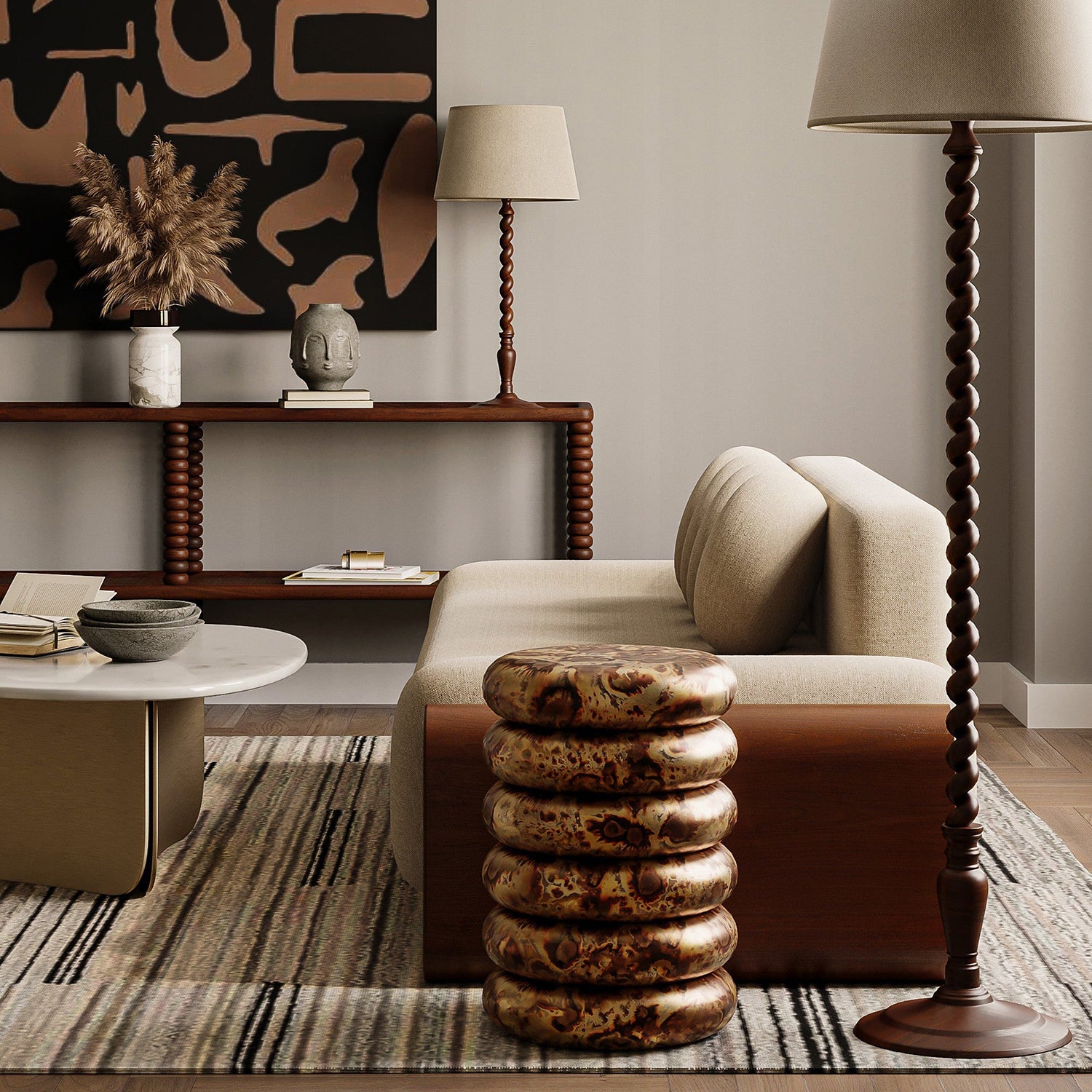 Union Home Emma Oak Daybed