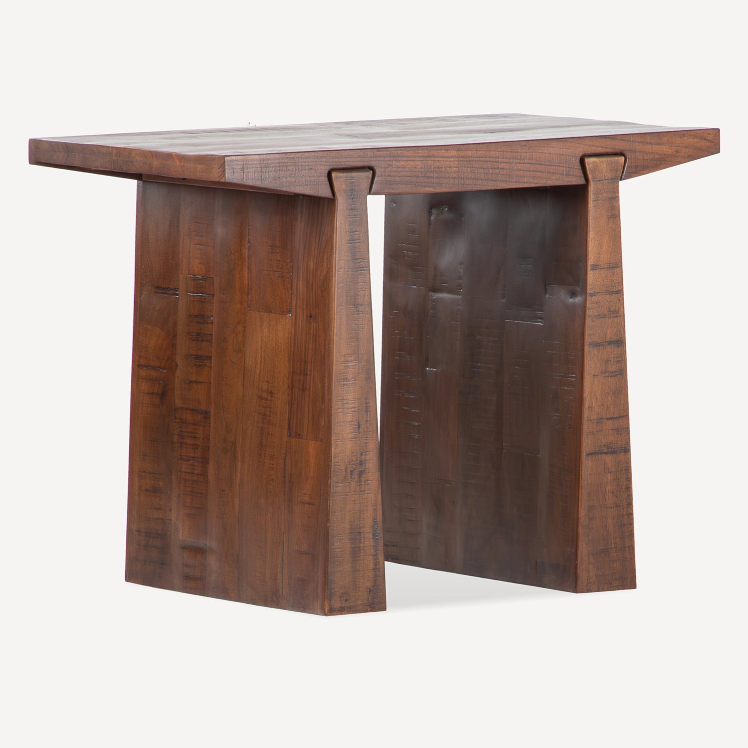 Union Home Keystone Reclaimed Wood Side Table
