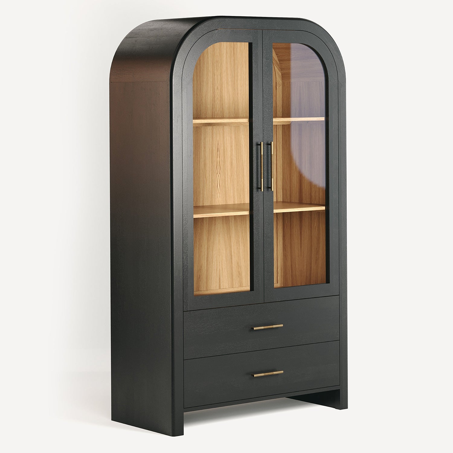 Union Home Liam Solid Wood Tall Cabinet