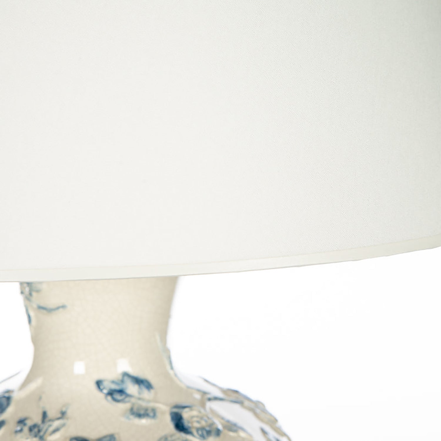 Bradburn Home Chrysanthemum Blue Table Lamp