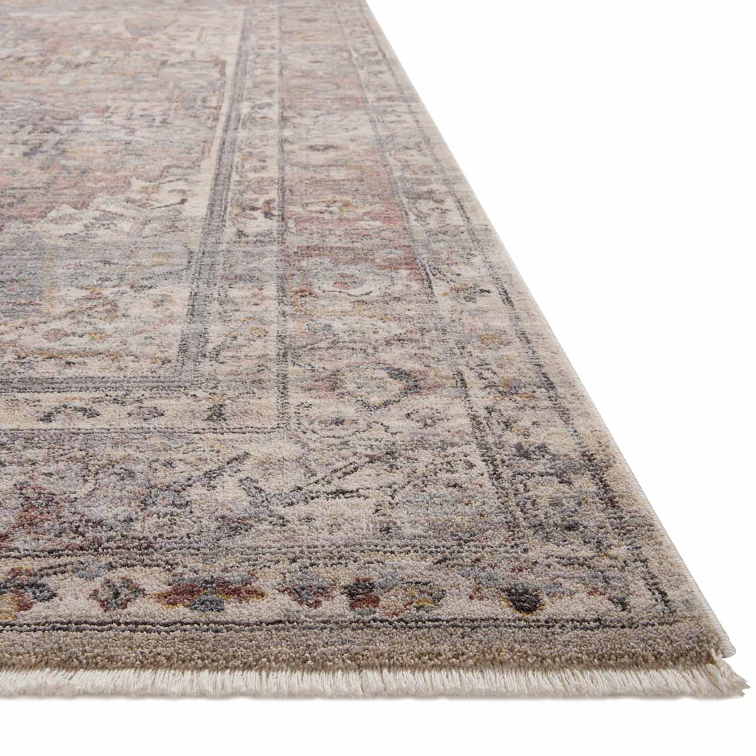 Loloi Lyra Sunset/Silver Power Loomed Rug