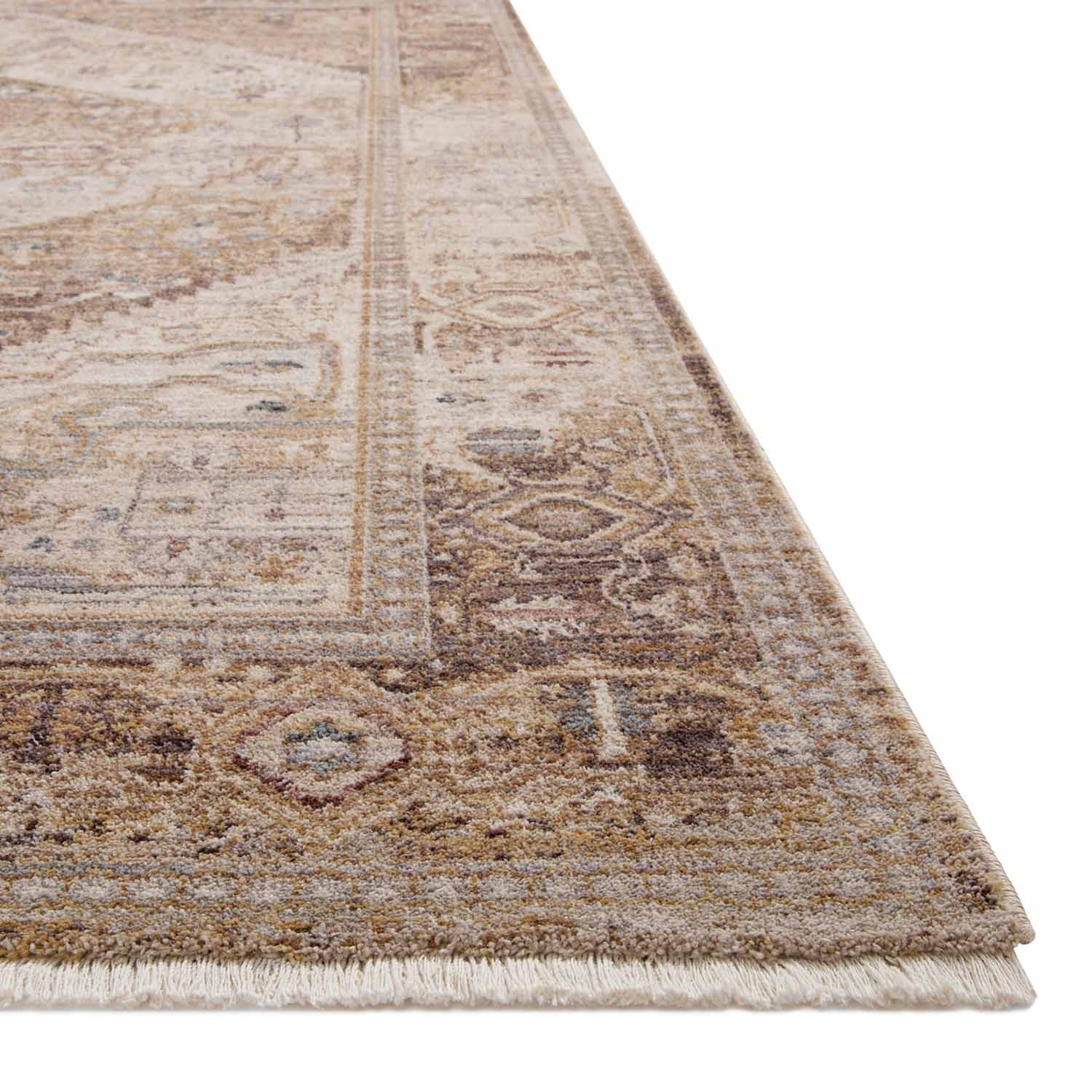 Loloi Lyra Natural/Mocha Power Loomed Rug