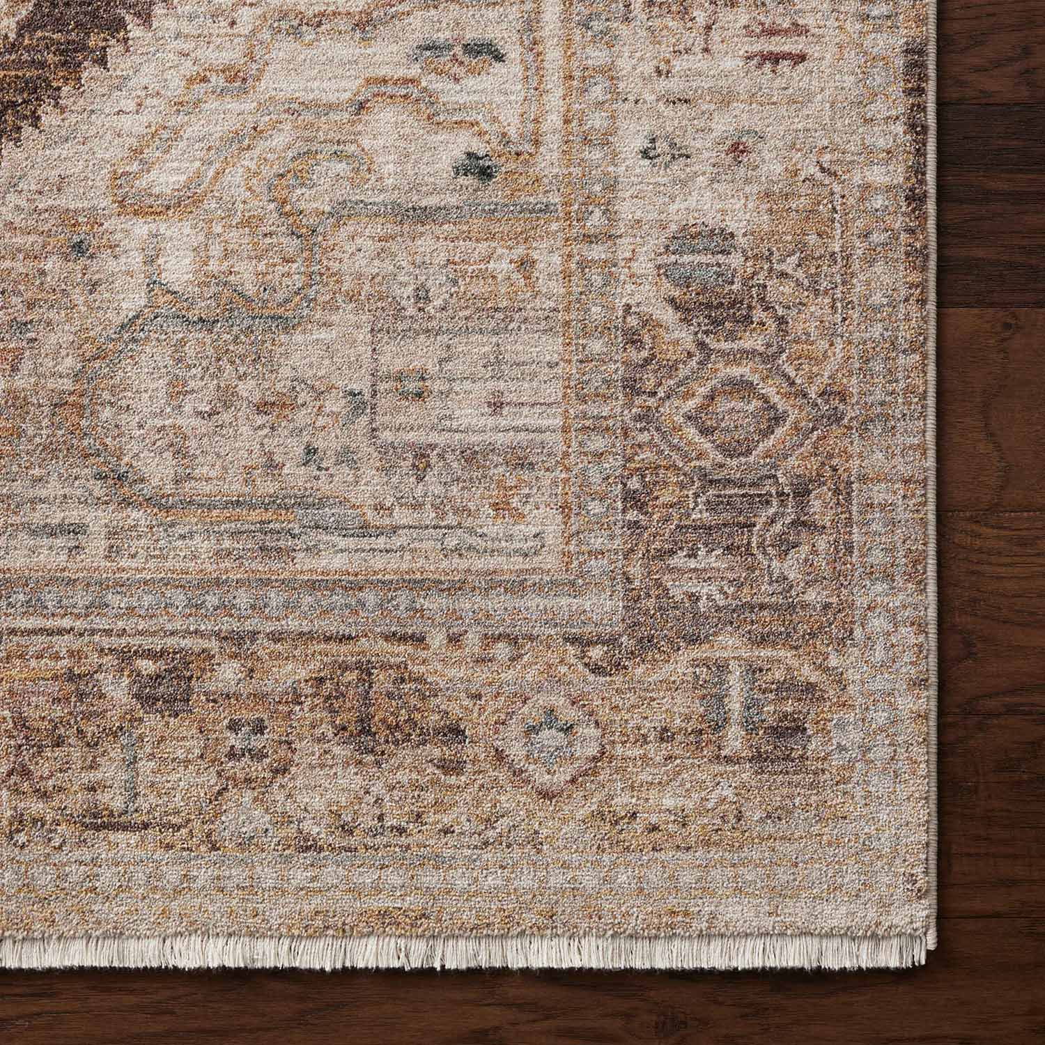 Loloi Lyra Natural/Mocha Power Loomed Rug