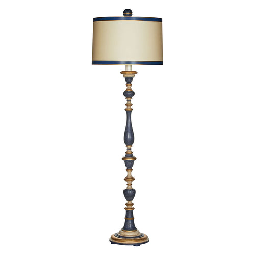 Barclay Butera x Bradburn Home Windsor Blue Couture Floor Lamp