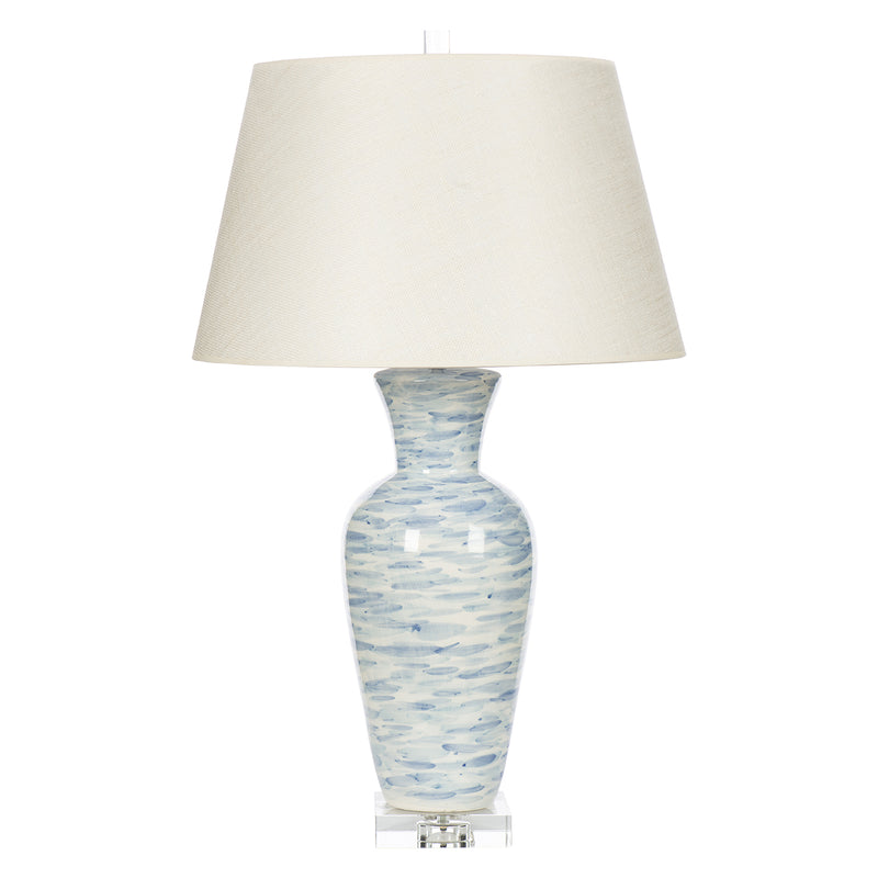 Bradburn Home Wind Swept Blue Table Lamp