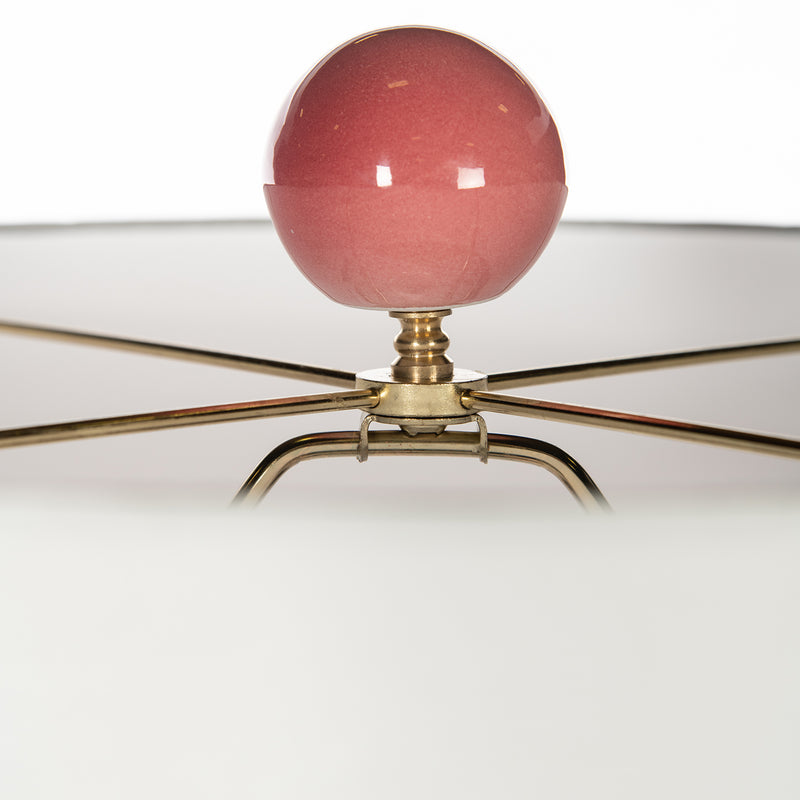 Bradburn Home Red Ocean Stripes Table Lamp