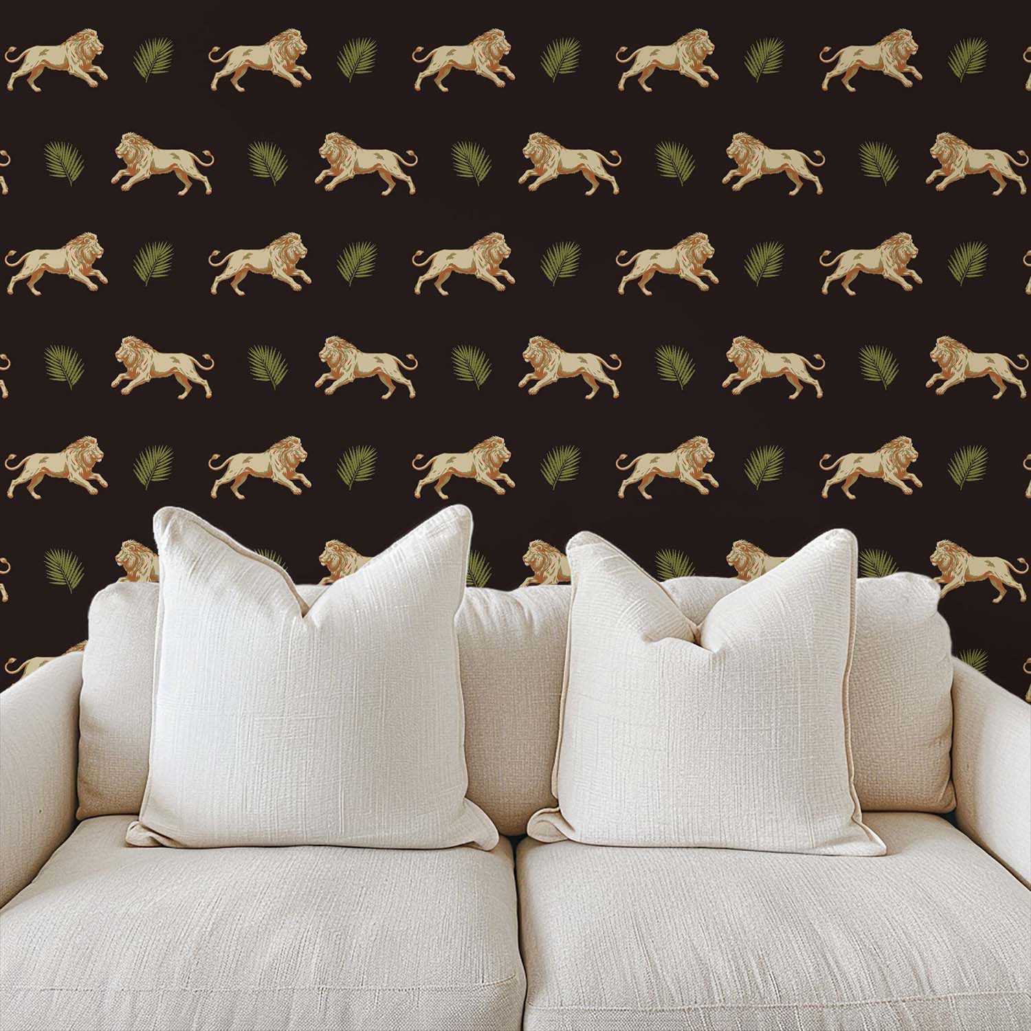 Mitchell Black Legacy Lion Wallpaper