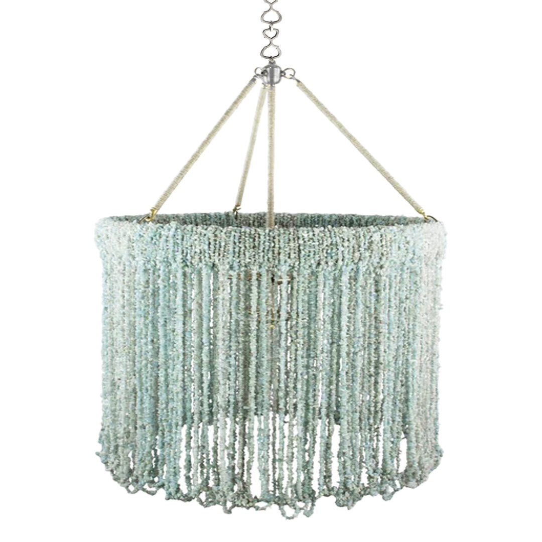 Ro Sham Beaux Lily 30 Spartina Chip Quartz Chandelier