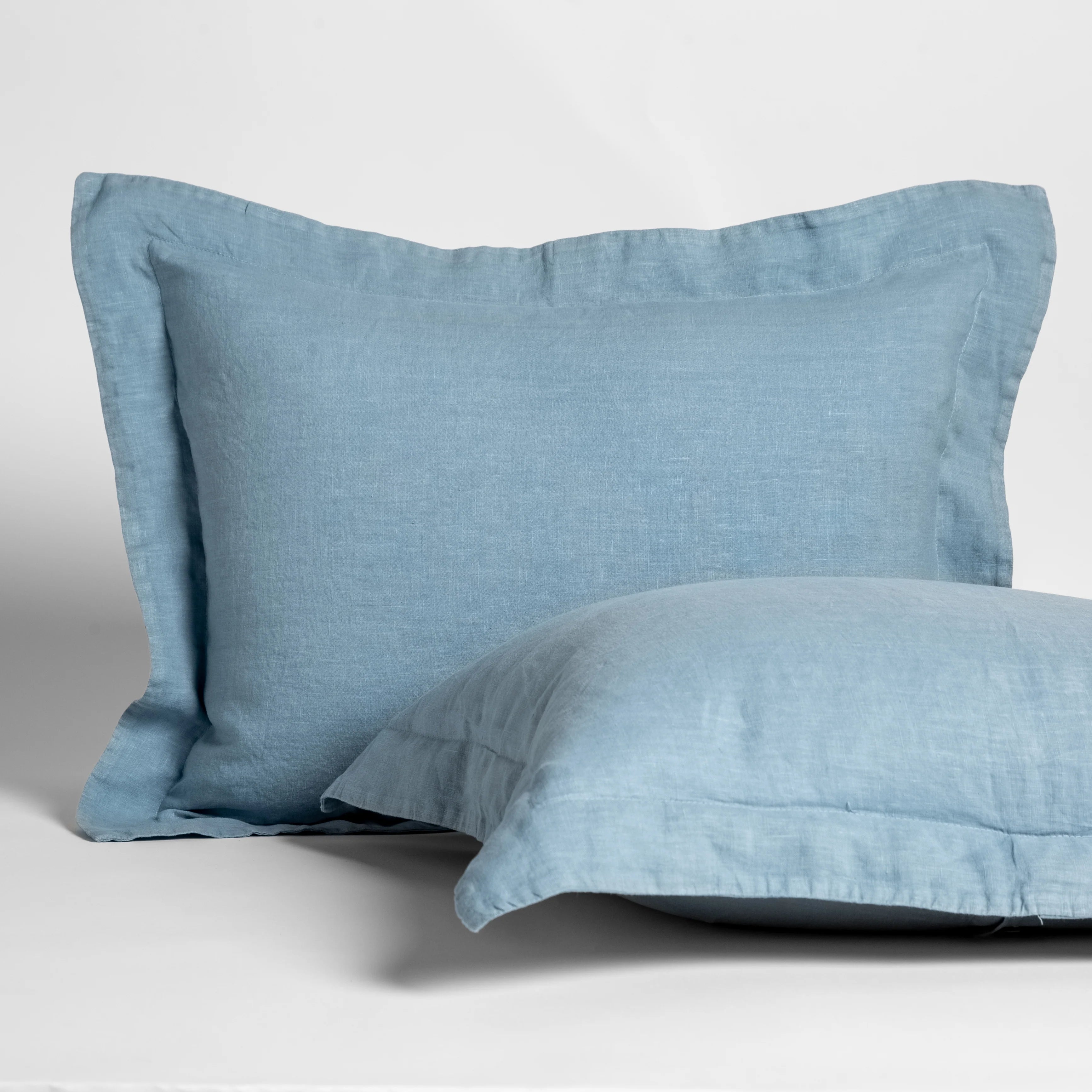 Bella Notte Linen Pillow Sham in linen, front-facing product view (view 41)