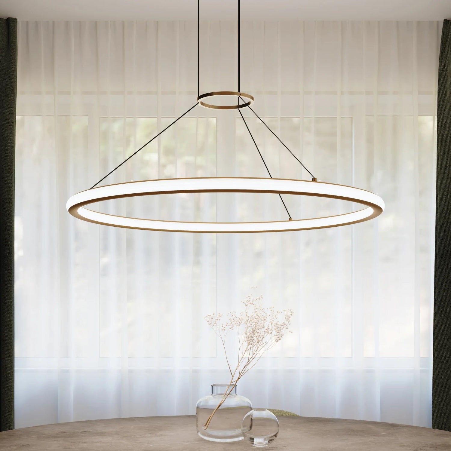 Sonneman Luna Brass 2233.14 Pendant