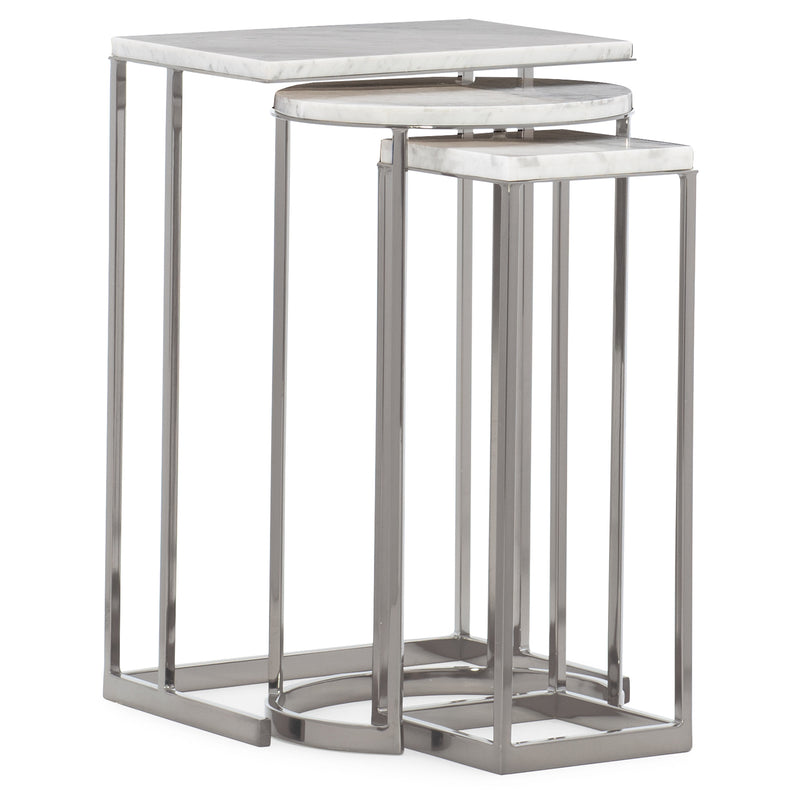 Caracole Exposition Nesting End Table Set of 3