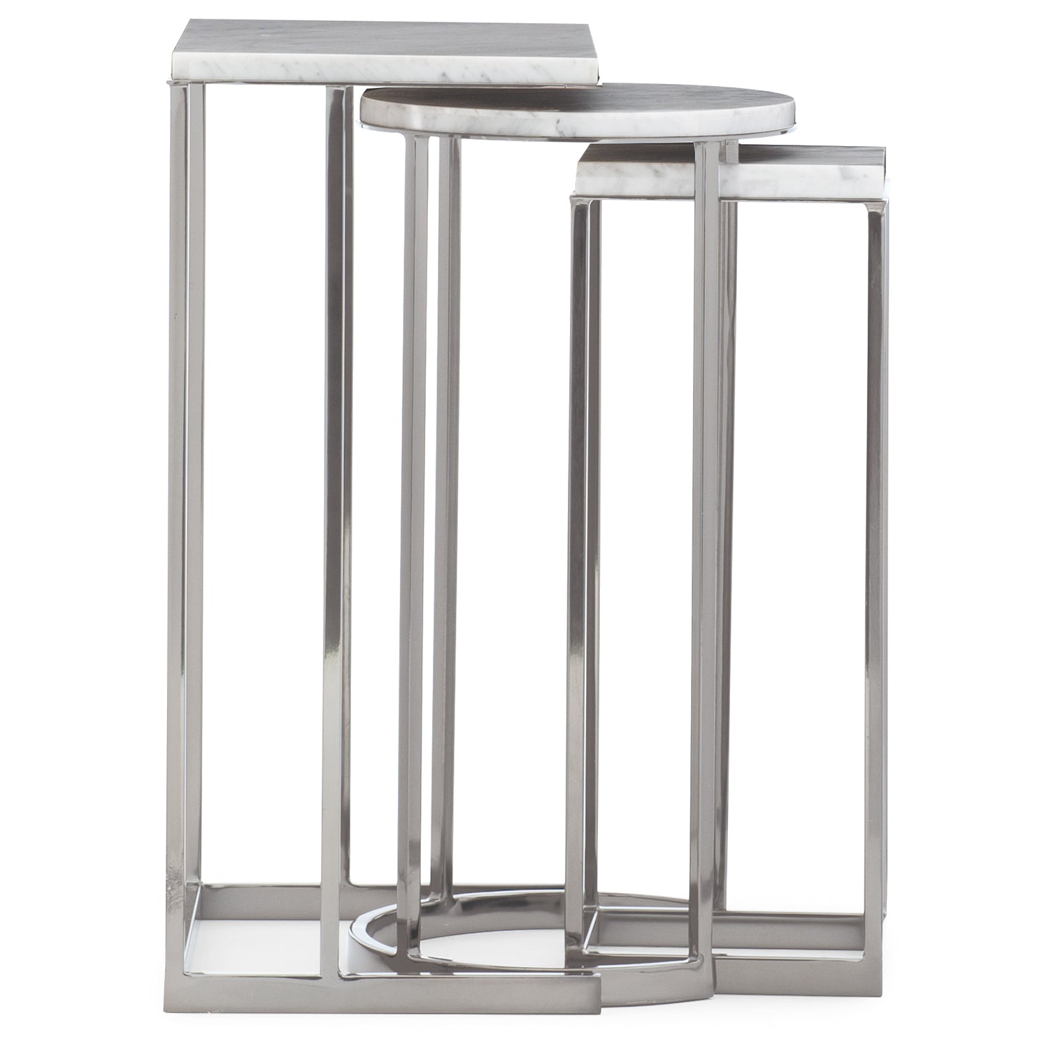 Caracole Exposition Nesting End Table Set