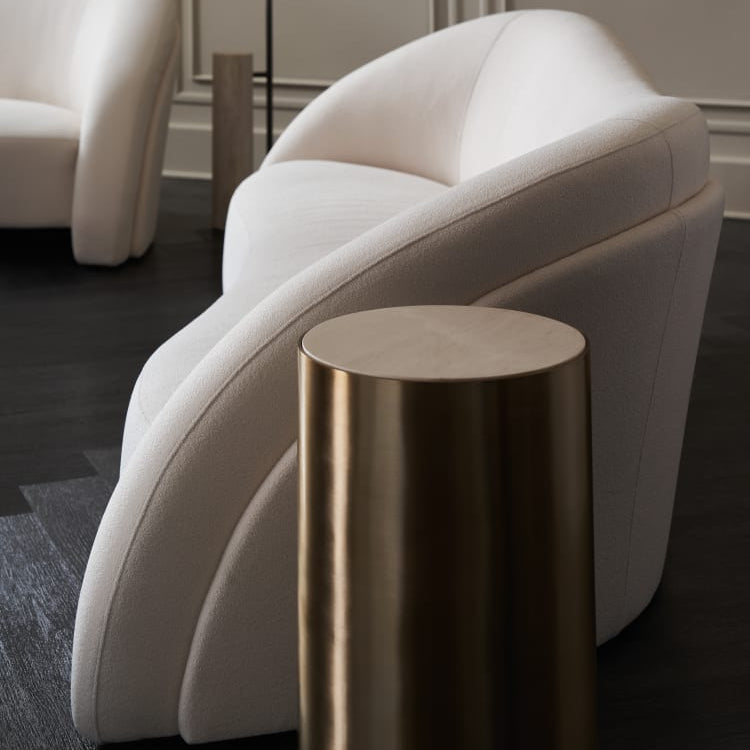 Caracole Movement Alabaster Sofa