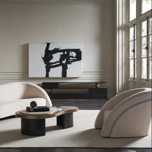 Caracole Movement Alabaster Chair